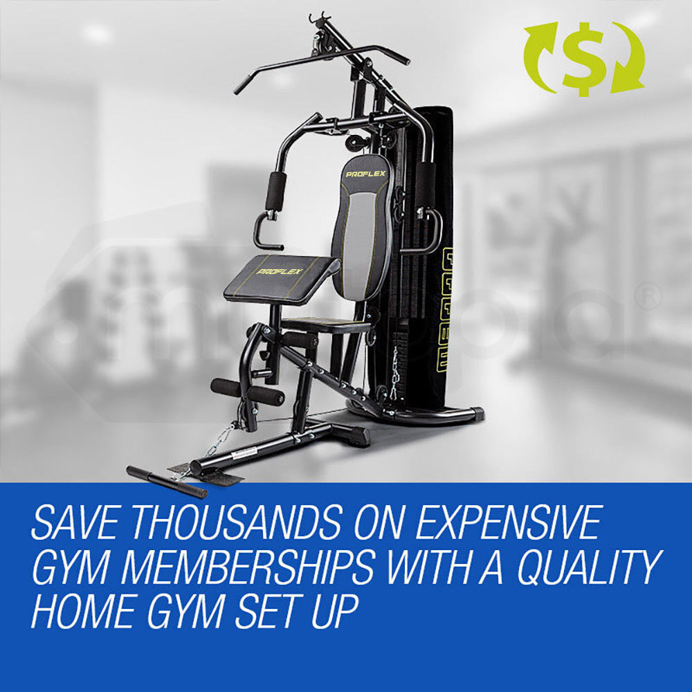 Multifunctional Home Gym Station with 44.5kg Weights - M8000