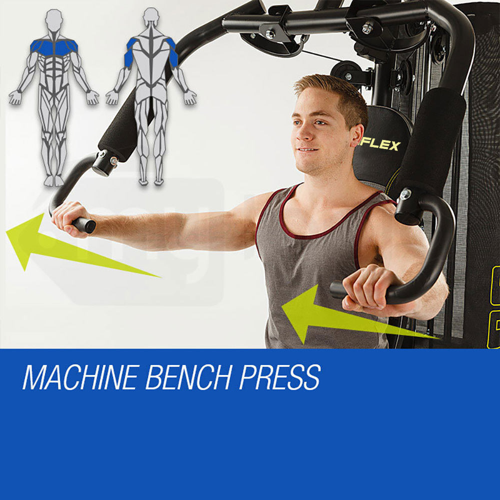 Multifunctional Home Gym Station with 44.5kg Weights - M8000