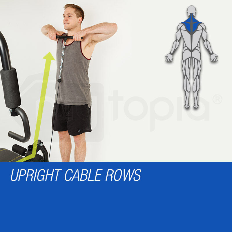 Multifunctional Home Gym Station with 44.5kg Weights - M8000