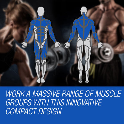 Multifunctional Home Gym Station with 44.5kg Weights - M8000