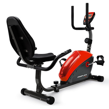 Magnetic Recumbent Exercise Bike with LCD Display & Adjustable Resistance