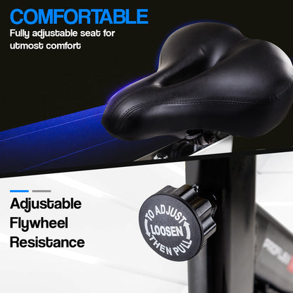 Commercial Grade Spin Bike with 0.36m Flywheel and Ergonomic Design for Home Use