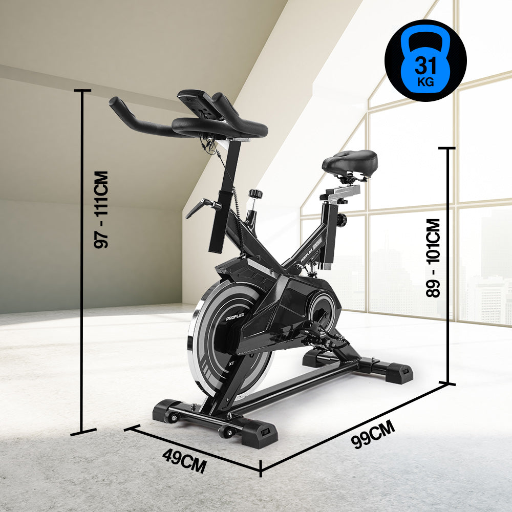 Commercial Grade Spin Bike with 0.36m Flywheel and Ergonomic Design for Home Use