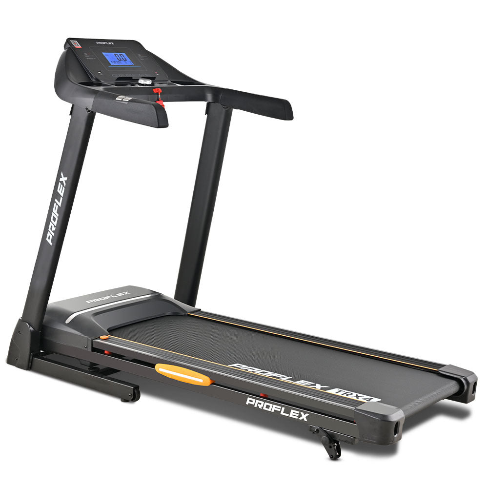 Foldable Electric Treadmill with Bluetooth, Incline, and Suspension - 2.5m