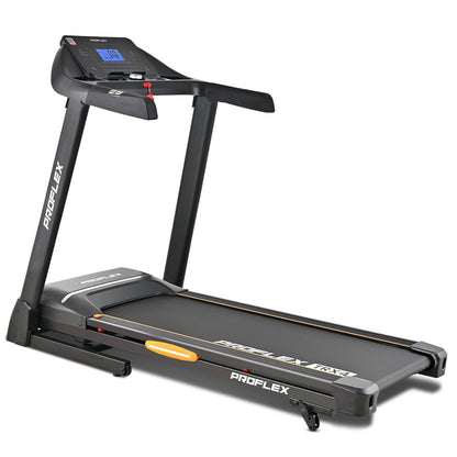 Foldable Electric Treadmill with Bluetooth, Incline, and Suspension - 2.5m