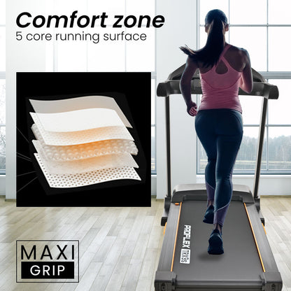 Electric Treadmill with 0.25m Display, Auto Incline, WiFi, Bluetooth, Foldable