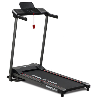 Compact Foldable Treadmill with Bluetooth, Device Stand, and LCD Touch Panel