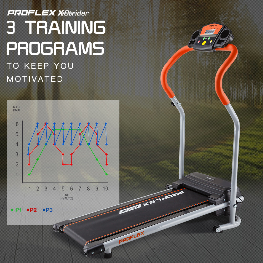 Compact Electric Walking Treadmill with LED Display and 4 Training Modes