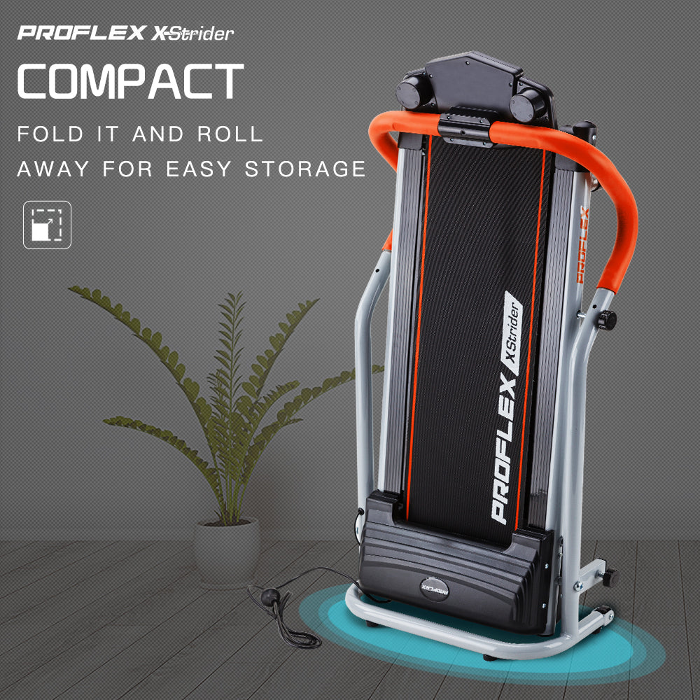 Compact Electric Walking Treadmill with LED Display and 4 Training Modes