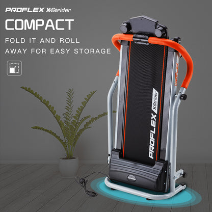 Compact Electric Walking Treadmill with LED Display and 4 Training Modes