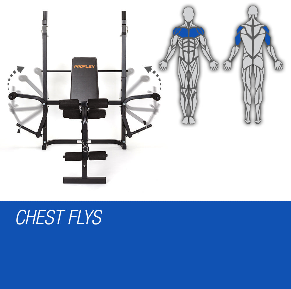 7-in-1 Multi Station Home Gym Weight Bench with Adjustable Incline