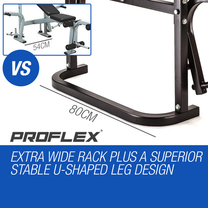7-in-1 Multi Station Home Gym Weight Bench with Adjustable Incline