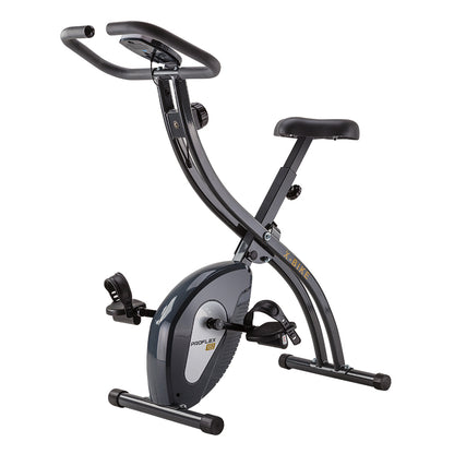 Folding Magnetic X-Bike with LCD Monitor and Adjustable Resistance, Compact 0.36m