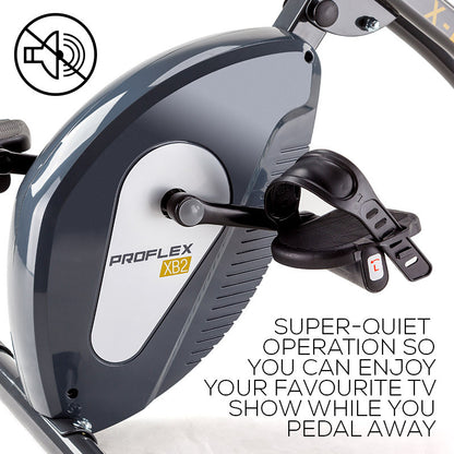 Folding Magnetic X-Bike with LCD Monitor and Adjustable Resistance, Compact 0.36m