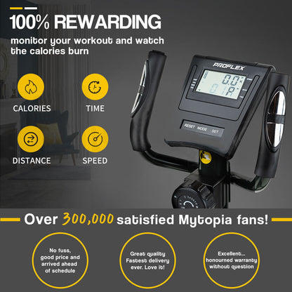 Elliptical Cross-Trainer with Magnetic Resistance and LCD Display, 1.5m Frame