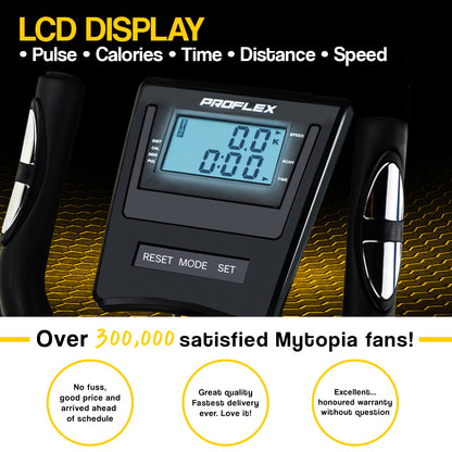Elliptical Cross Trainer with Magnetic Resistance and LCD Display, Home Gym