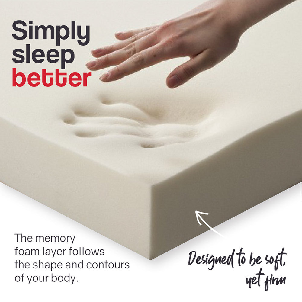 King Size Mattress with Euro Top Pocket Spring and Memory Foam - 0.34m Firm