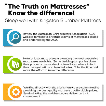 Queen Size Euro Top Mattress 0.33m Medium Firm with Bamboo Fabric