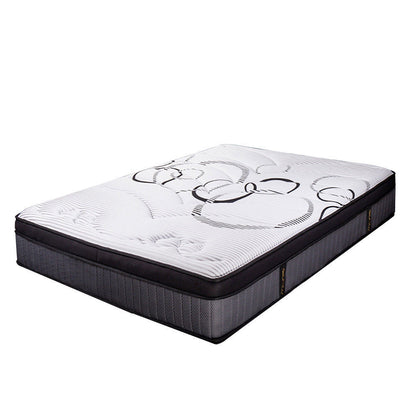 King Size Euro Top Mattress with Pocket Springs and Memory Foam, 0.34m Thick