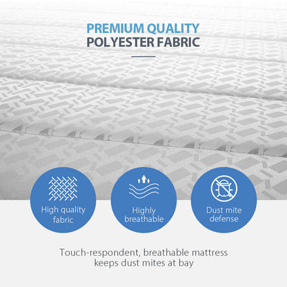 Double Mattress 0.16m Medium Firm Innerspring with Supersoft Foam Top