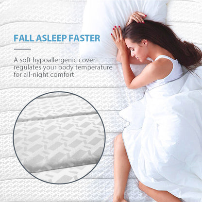 Double Mattress 0.16m Medium Firm Innerspring with Supersoft Foam Top