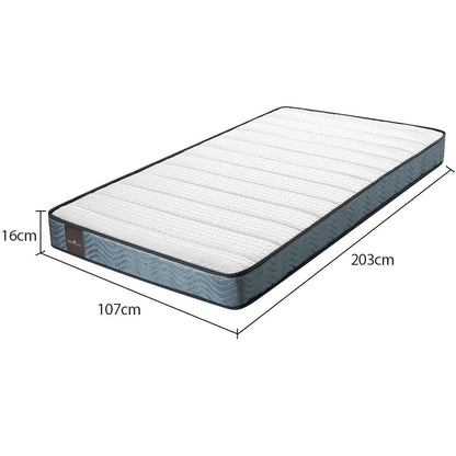 King Single Mattress 0.16m Medium Firm Innerspring with Supersoft Foam Top