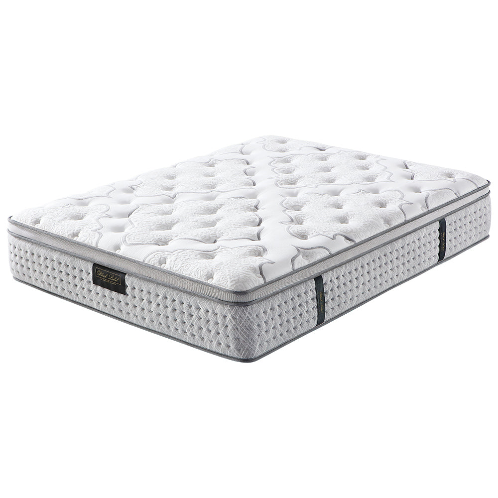 Queen Size Medium Firm Mattress with Memory Foam & 9-Zone Pocket Springs, 0.34m