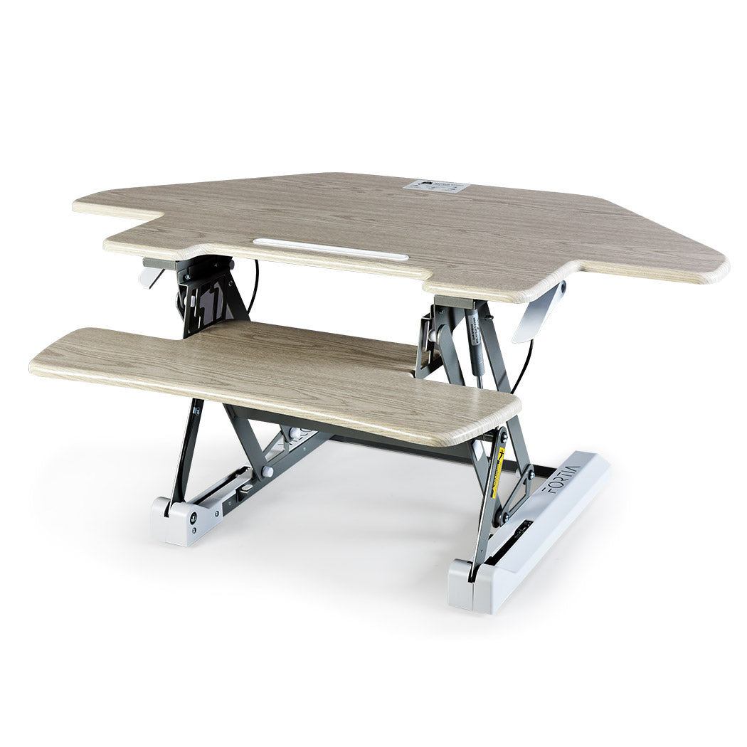 Corner Desk Riser with Adjustable Height, 1.1m Wide for Dual Monitors
