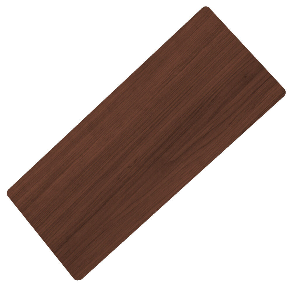 150x0.7m Walnut Style MDF Desktop for Height Adjustable Desk