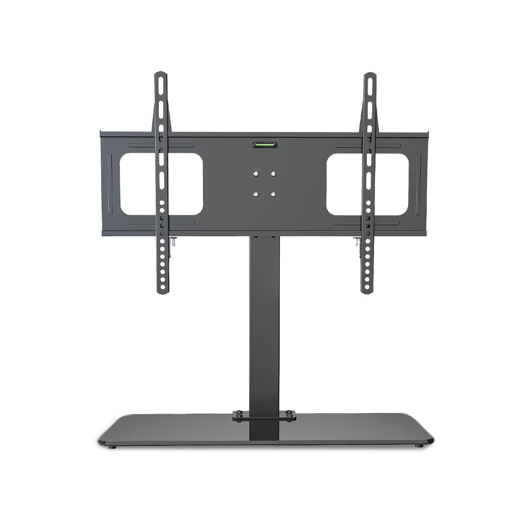 Universal TV Stand for 0.94-1.4m Screens, Adjustable Height, Holds 50kg, Black
