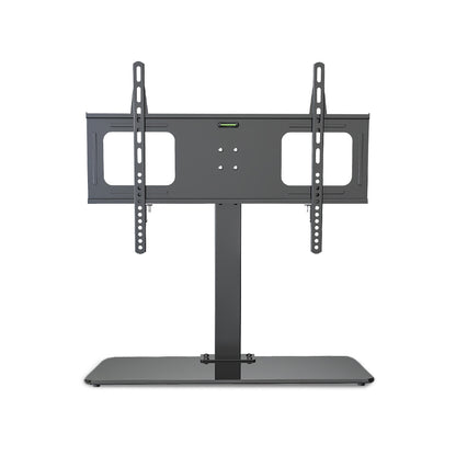 Universal TV Stand for 0.94-1.4m Screens, Adjustable Height, Holds 50kg, Black