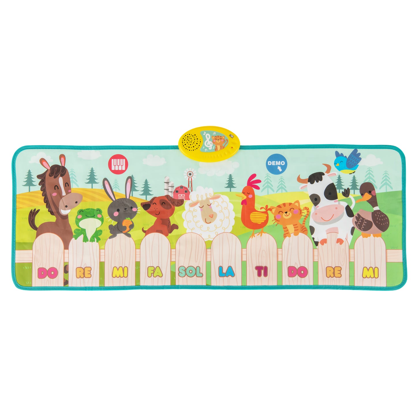 Floor Piano Mat for Toddlers with 10 Animal Sounds