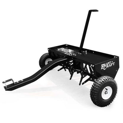 Tow Behind Lawn Aerator with 1m Width, Universal Hitch, Removable Blades