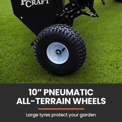 Tow Behind Lawn Aerator with 1m Width, Universal Hitch, Removable Blades