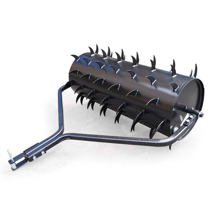 Tow-Behind Lawn Roller Spike Aerator, 0.92m Wide for Mowers & Tractors