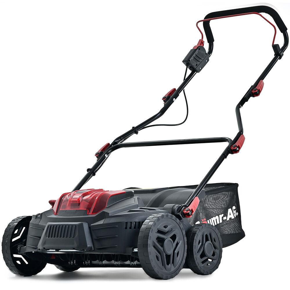 40V Cordless Lawn Scarifier & Aerator with 370mm Path, Brushless Motor