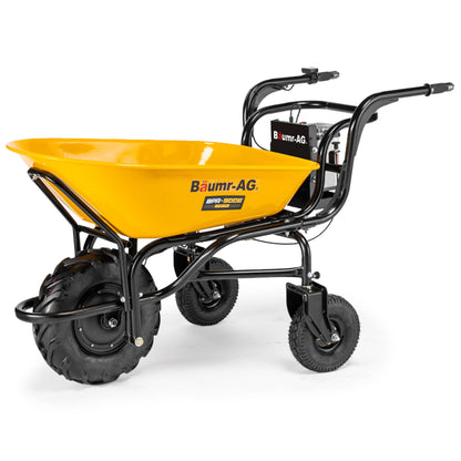 40V Electric Wheelbarrow: 100L Capacity, 3 Wheels, 260kg Load, 0.4m Tyre