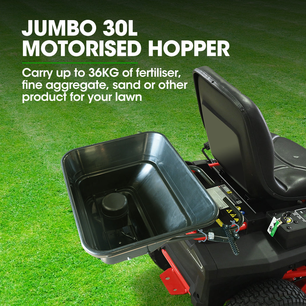 30L 12V Electric Spreader for ATV/Mower - 36kg Capacity & 3m Coverage