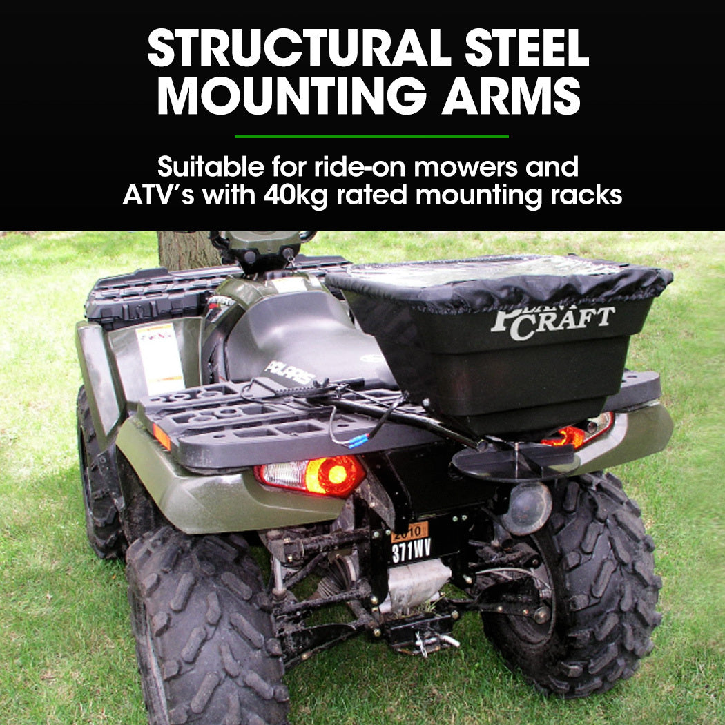 30L 12V Electric Spreader for ATV/Mower - 36kg Capacity & 3m Coverage