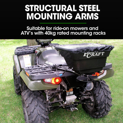 30L 12V Electric Spreader for ATV/Mower - 36kg Capacity & 3m Coverage