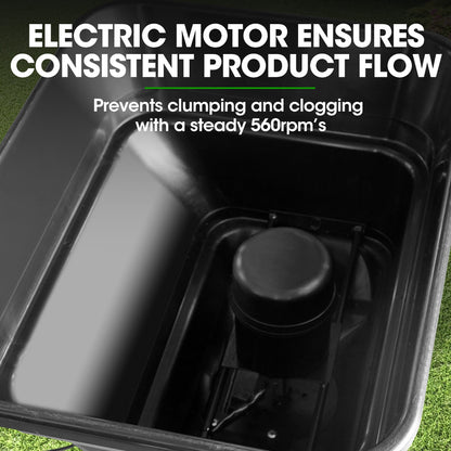 30L 12V Electric Spreader for ATV/Mower - 36kg Capacity & 3m Coverage