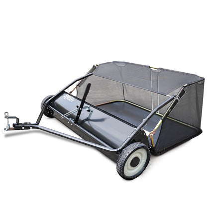 Tow-Behind Lawn Sweeper 1.22m Wide with Universal Hitch for Garden Tractors