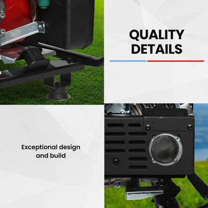 Portable 3.6kW Generator, Inverter, 11L Tank, Safe for Electronics, 28kg