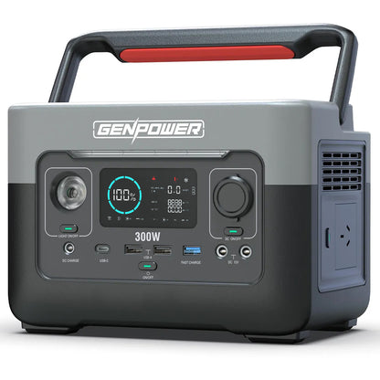 300W Portable Power Station with 288Wh Capacity and Wireless Charging