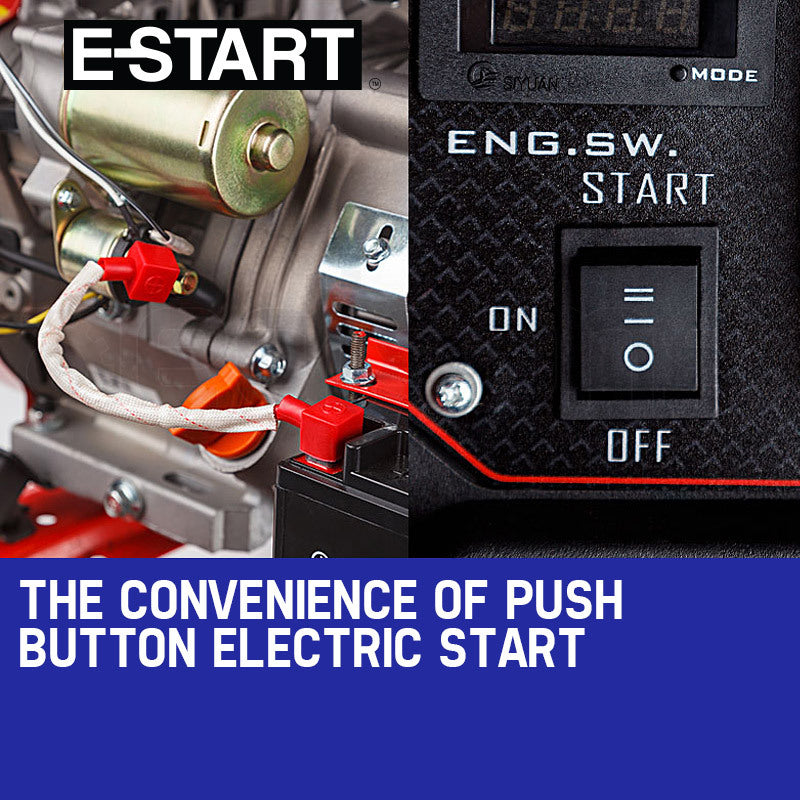 6kW Portable Single-Phase Petrol Generator with RCD and Electric Start