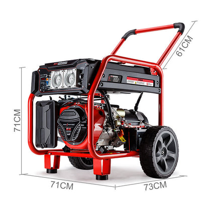 6kW Portable Single-Phase Petrol Generator with RCD and Electric Start
