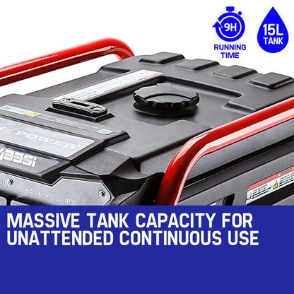 4.2kW Peak 3kW Generator Single-Phase Petrol - Portable Power Solution