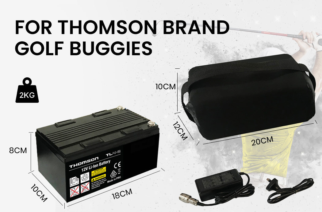 12V 24Ah Lithium Battery for Electric Golf Buggy - Lightweight & Fast Charging