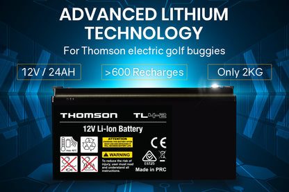 12V 24Ah Lithium Battery for Electric Golf Buggy - Lightweight & Fast Charging