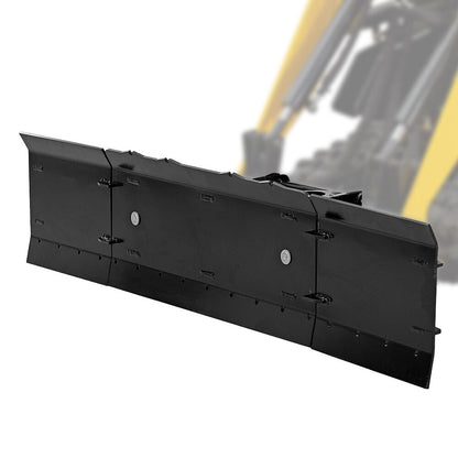 Plow Blade Accessory for BSR5000 Mini Loader Skid Steer, 84cm Centre Plough Blade 2 x 40cm Extensions, Quick Connect